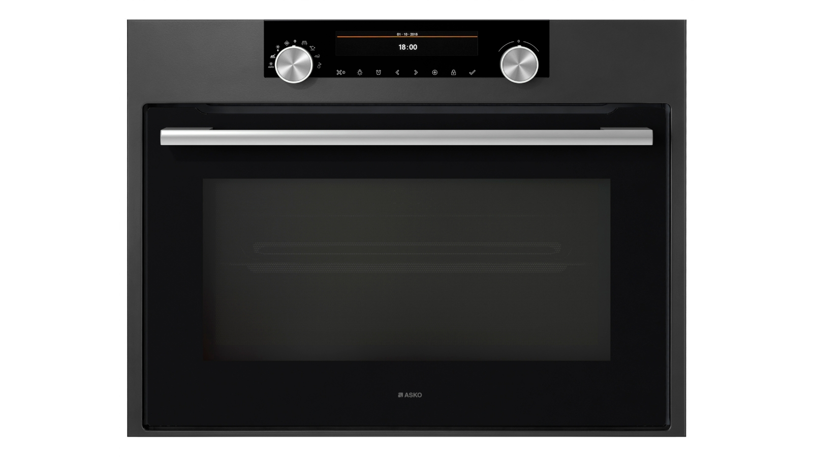 ASKO 45cm Combi Microwave Anthracite Harvey Norman
