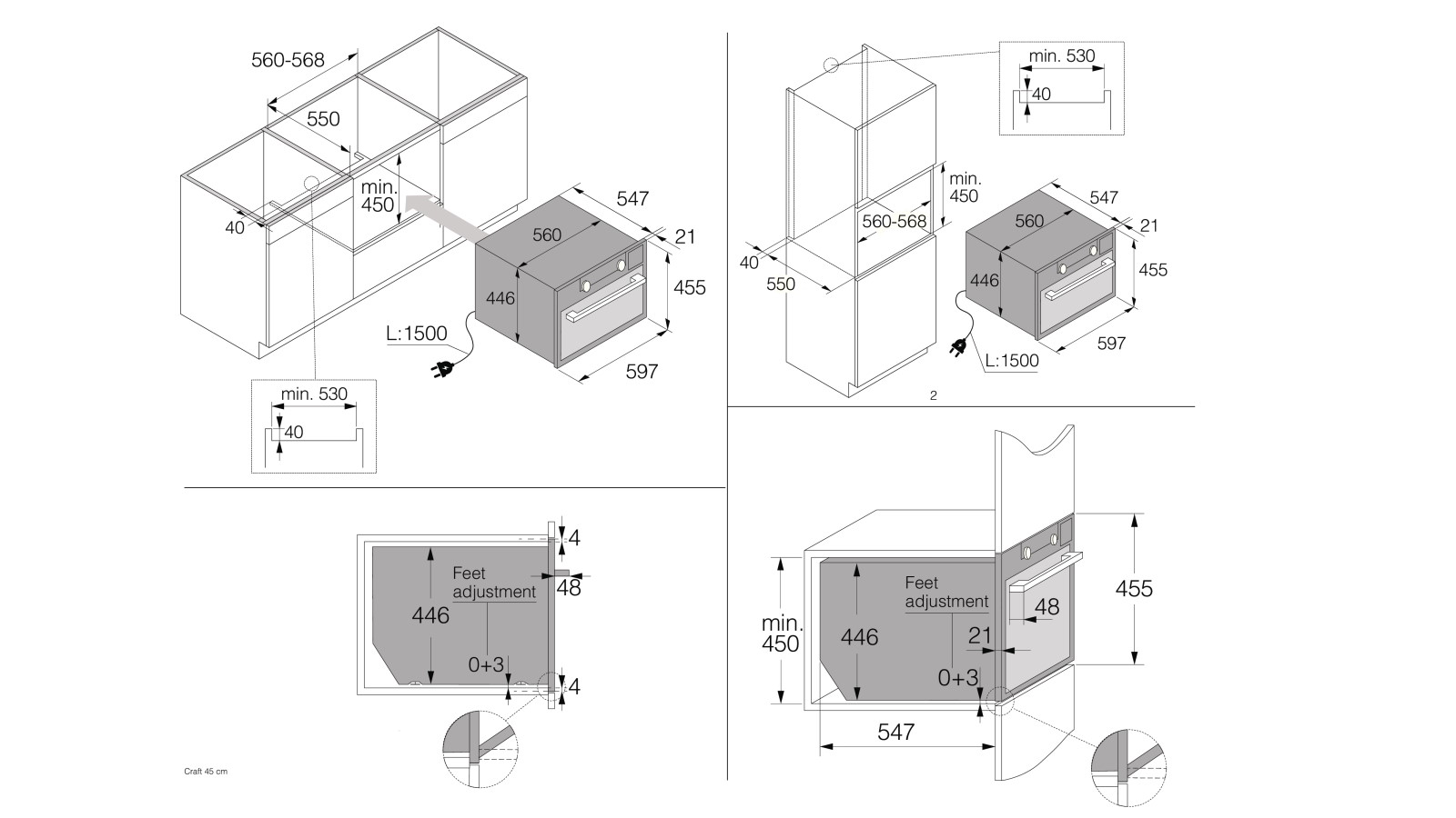 ASKO Craft 450mm Combi Steam Oven Harvey Norman