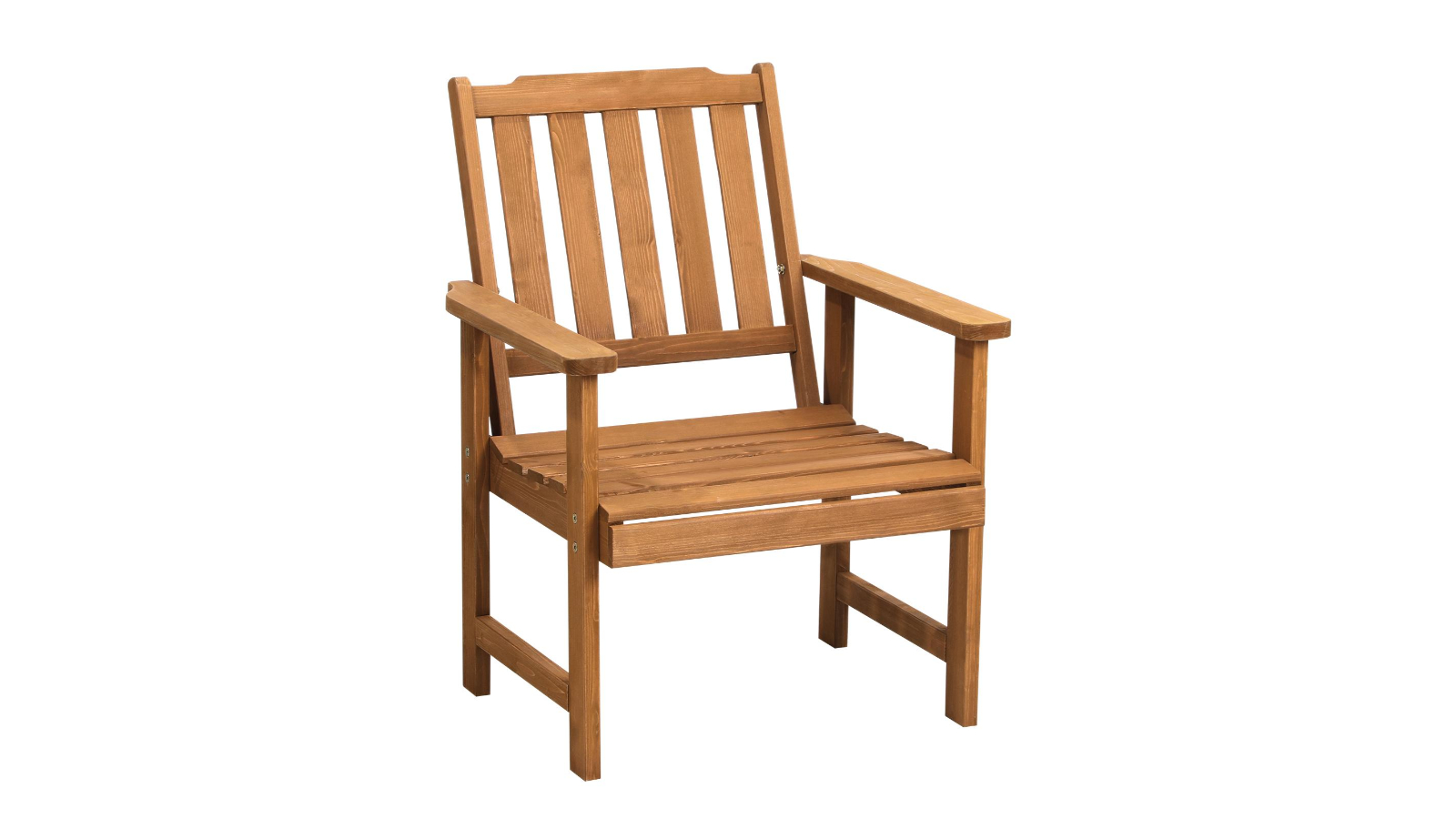 Livsip Garden Armchair Wooden Chair Seat - Brown