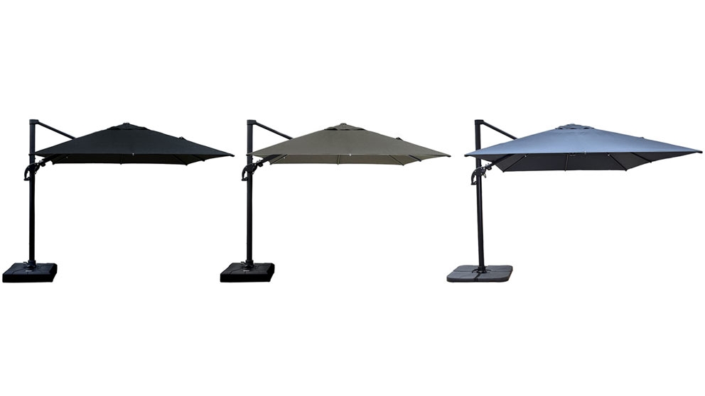Odessa 400cm Rectangular Cantilever Umbrella Only Harvey Norman