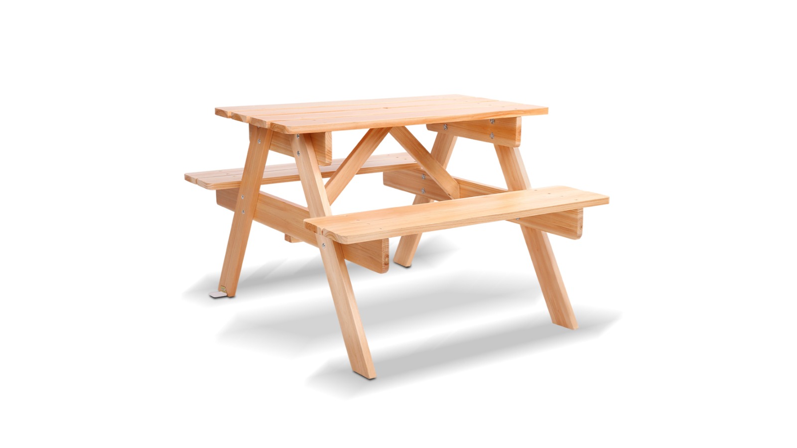 Keezi Kids Wooden Outdoor Picnic Table and Chairs Set