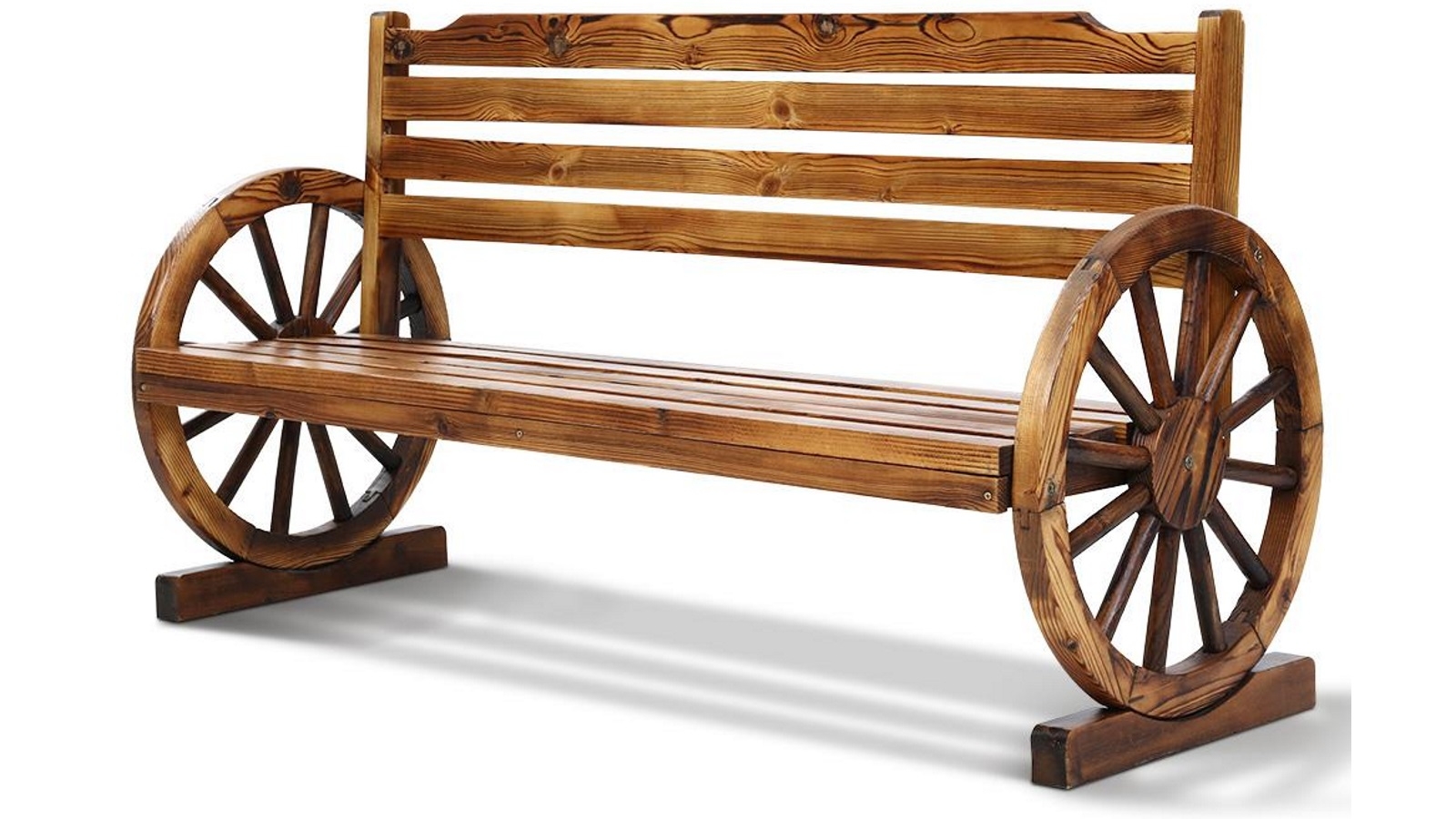 Gardeon Wooden Garden Bench Seat Outdoor Furniture Wagon Chair Patio Lounge main image 1