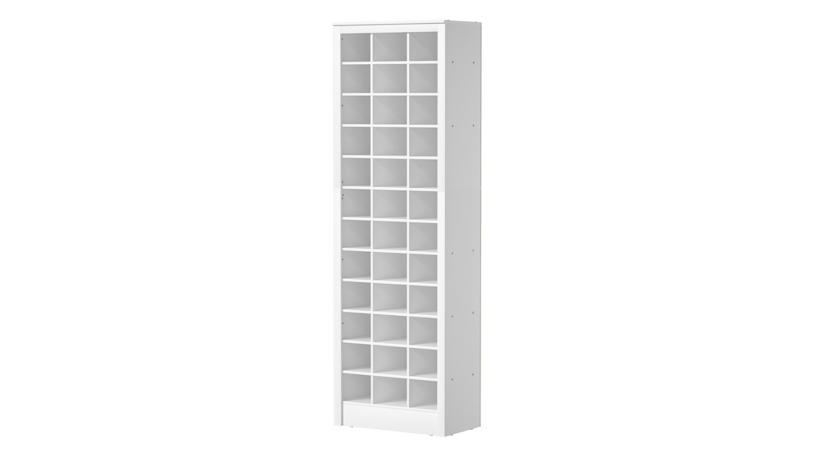 Artiss 12-Tier White Storage Shoe Rack - 36 Pair