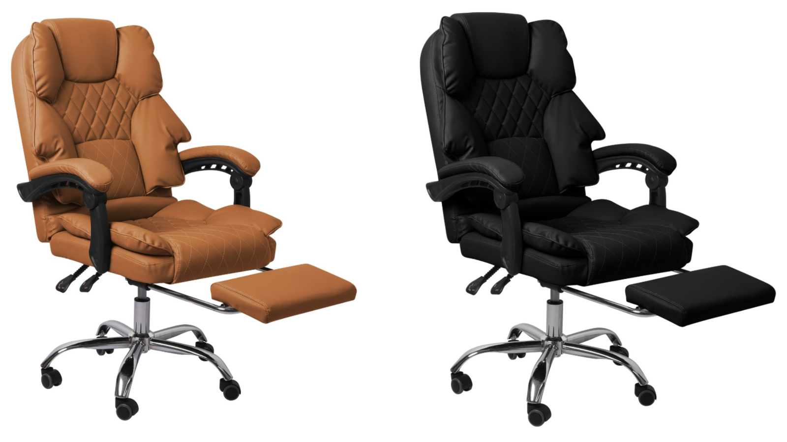 Levede PU Leather Gaming Office Chair with Footrest