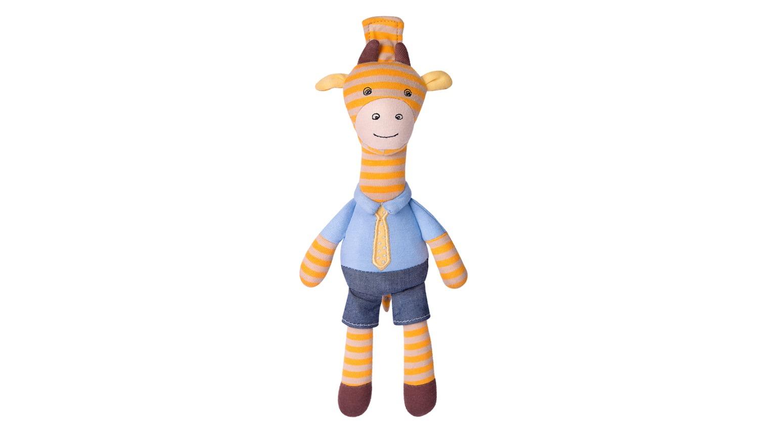 Organic Farm Buddies 24cm Kids George Giraffe Small Buddy Plush Animal Toy