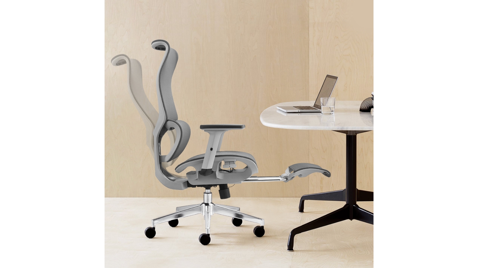 Nomi A918 Ergonomic Office Chair Grey Harvey Norman