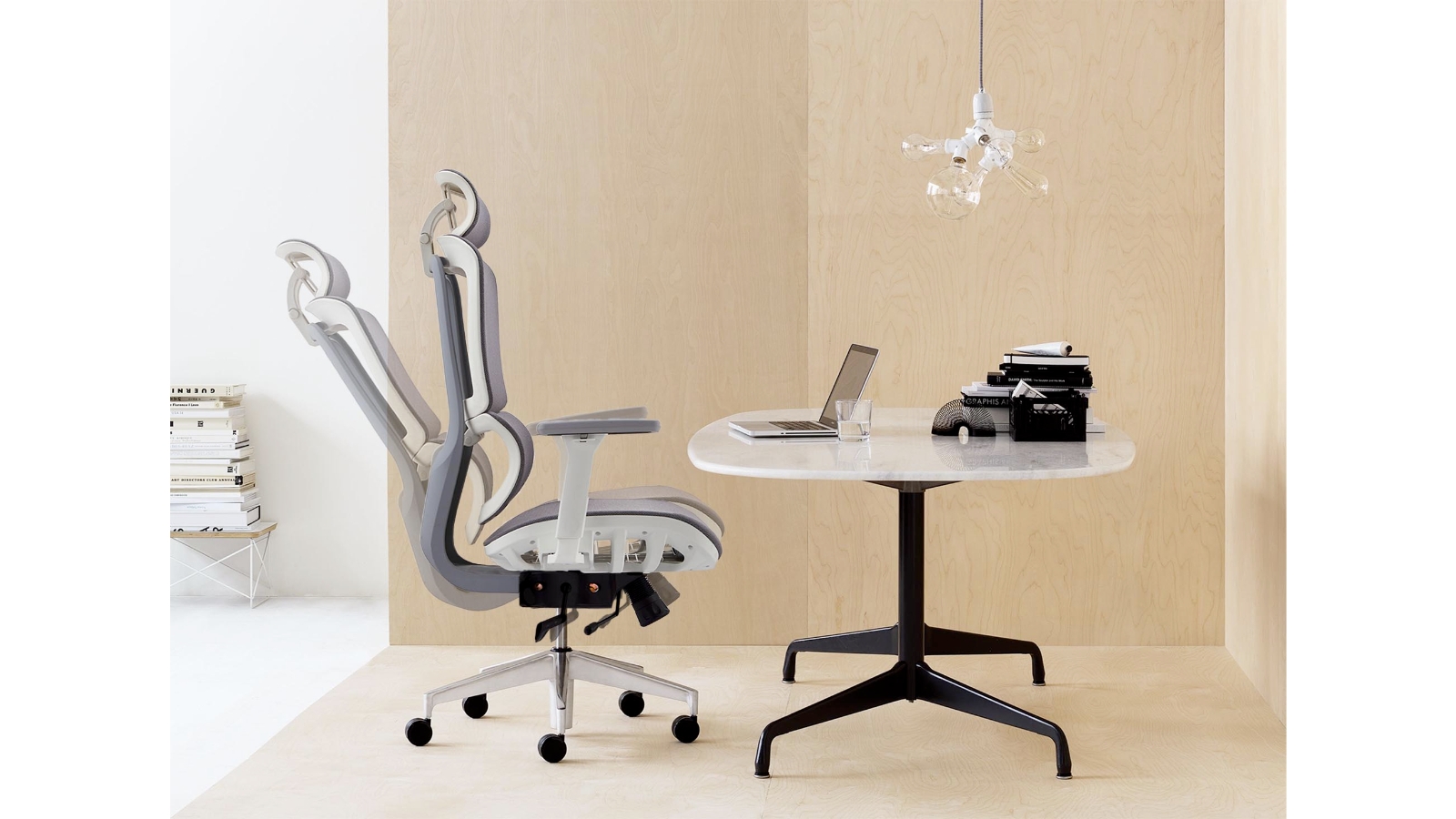 Nomi A921K Grey Ergonomic Office Chair Harvey Norman