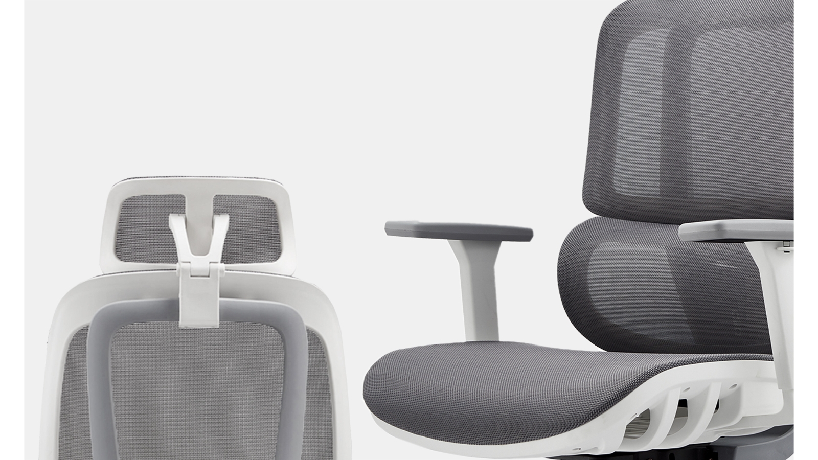 Nomi A921K Grey Ergonomic Office Chair Harvey Norman