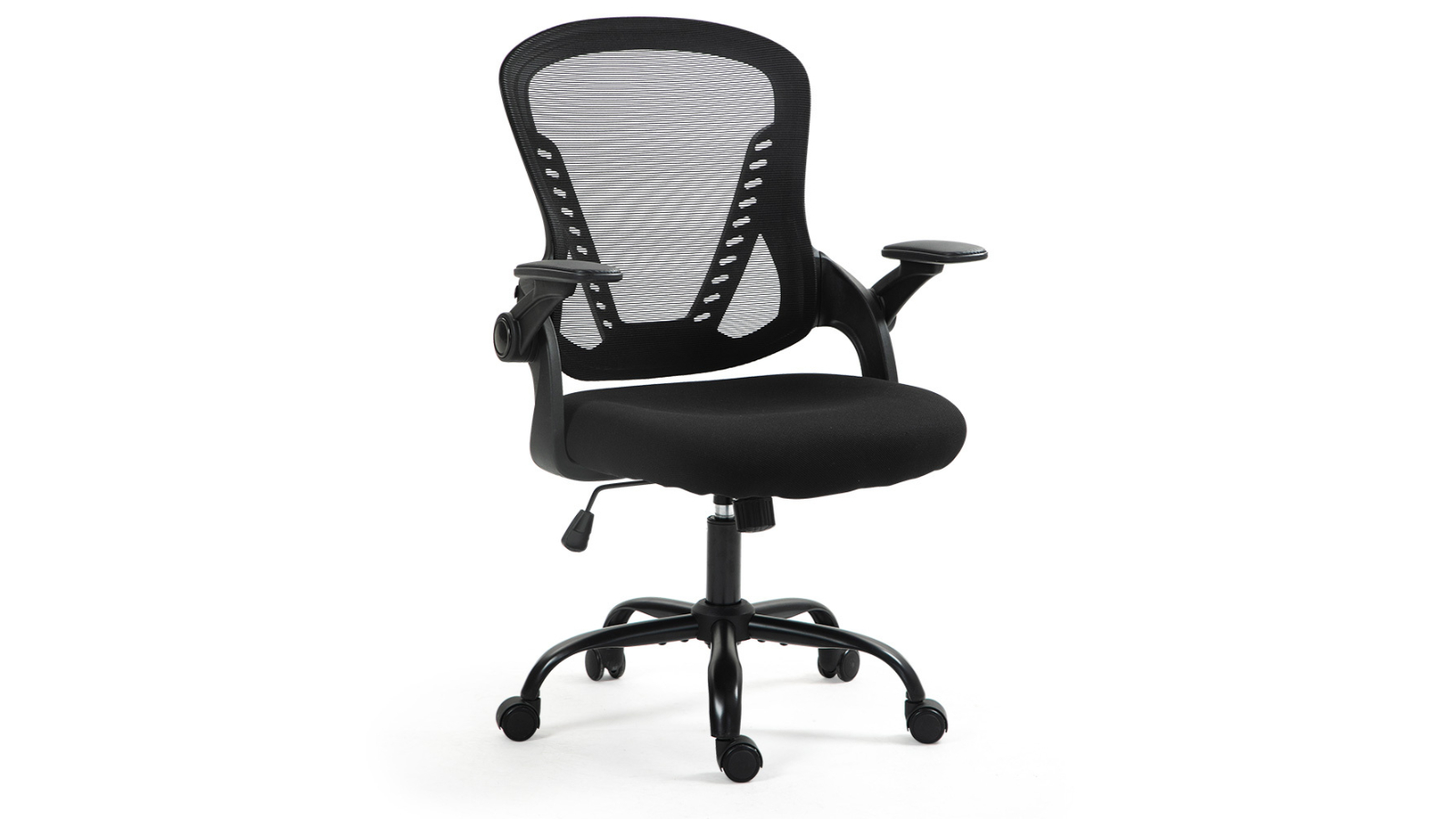 Fortia Adjustable Recline Ergonomic Office Chair - Black Mesh/Black Frame
