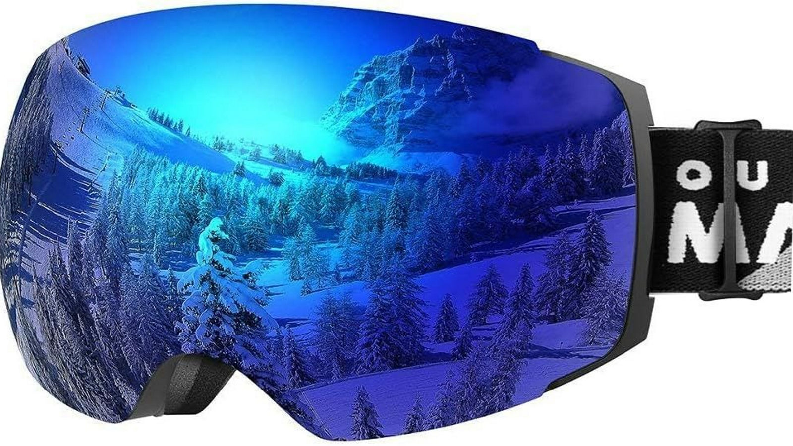 OutdoorMaster PRO Frameless, Interchangeable Lens with UV400 Protection Ski Snow Goggles for Men and Women