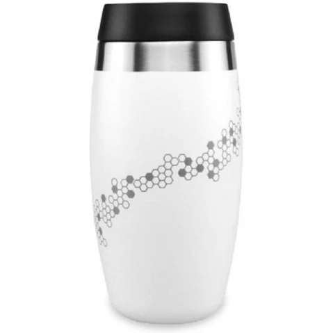 O'helo White Tumbler With Etched Bees