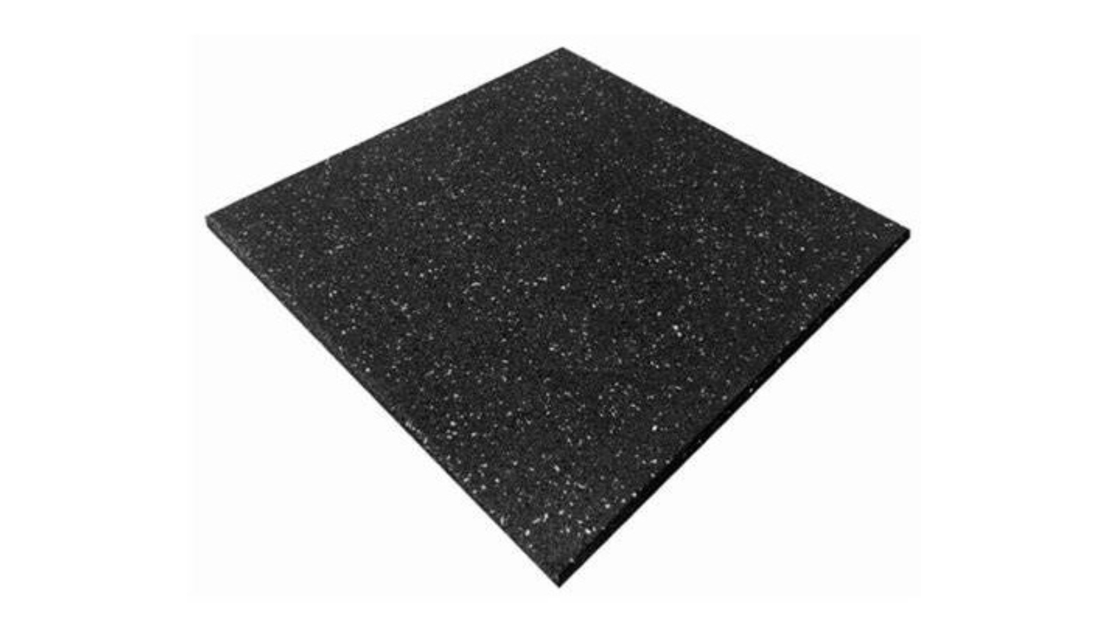 Fitness Hero White Speck Premium Grade Rubber 1m x 1m x 1.5cm Gym Flooring- 1 Pack