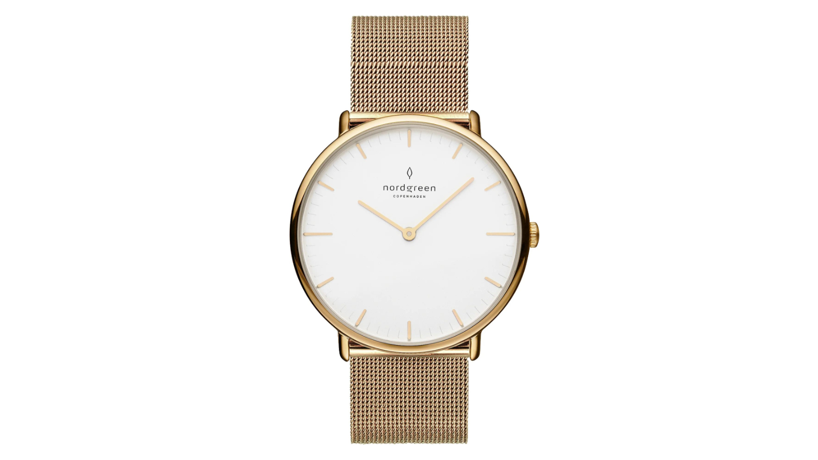 Nordgreen Native Gold Mesh Watch - 3.2cm