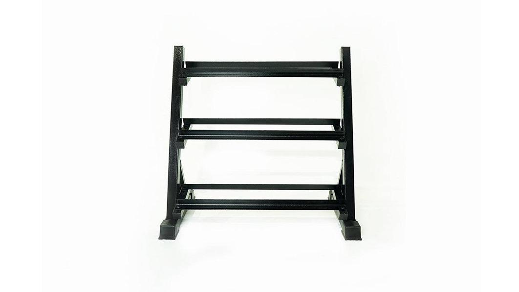 Fitness Hero Holds 9-10 Pairs 3-Tier Dumbbell Rack
