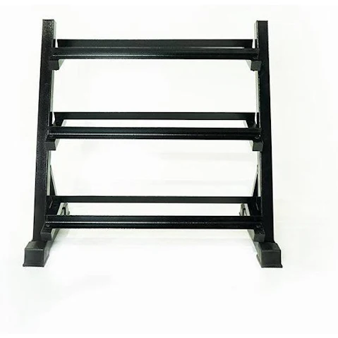 Fitness Hero Holds 9-10 Pairs 3-Tier Dumbbell Rack