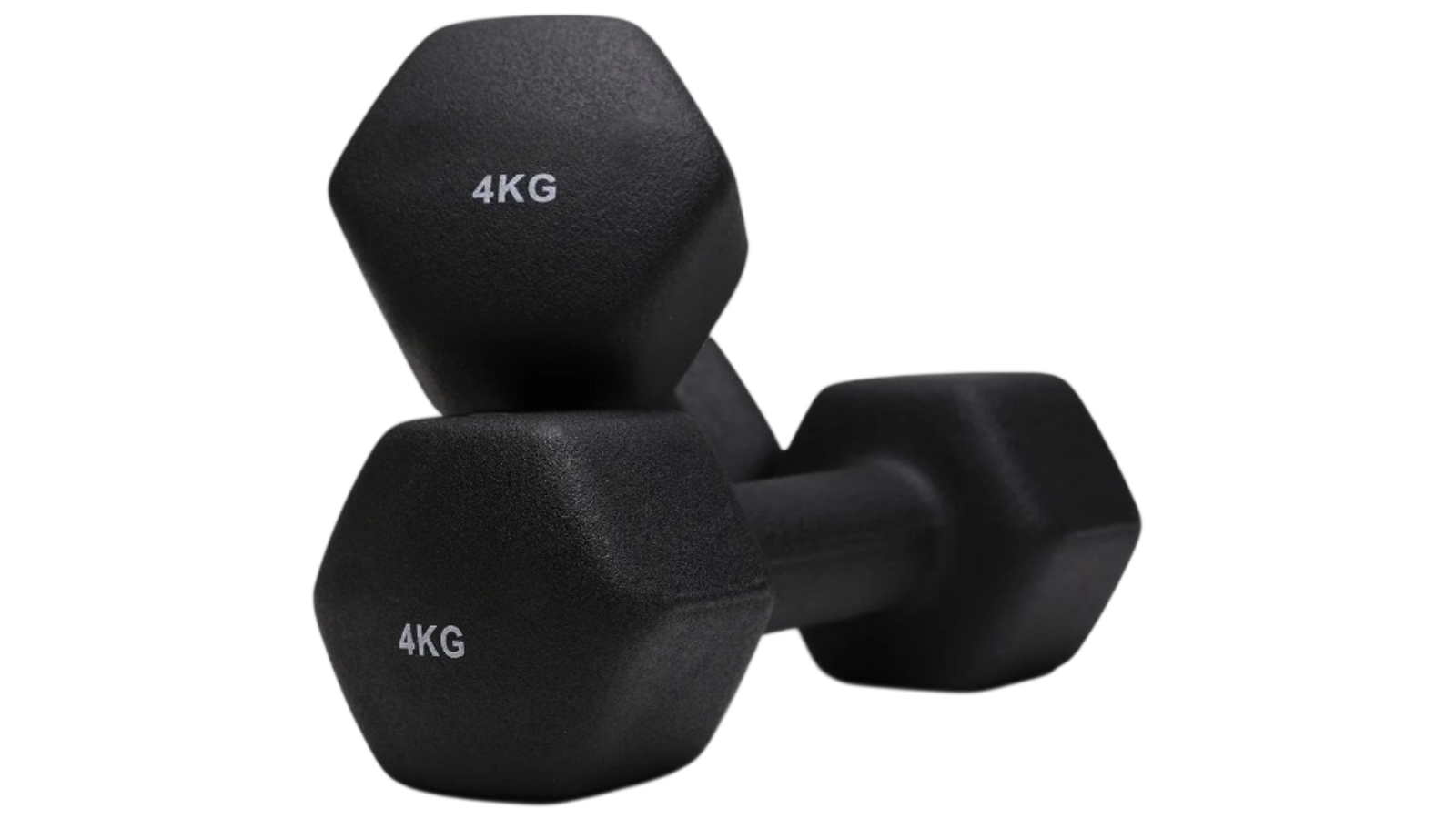 Fitness Hero Pair Neoprene Hex Dumbbells - 4kg