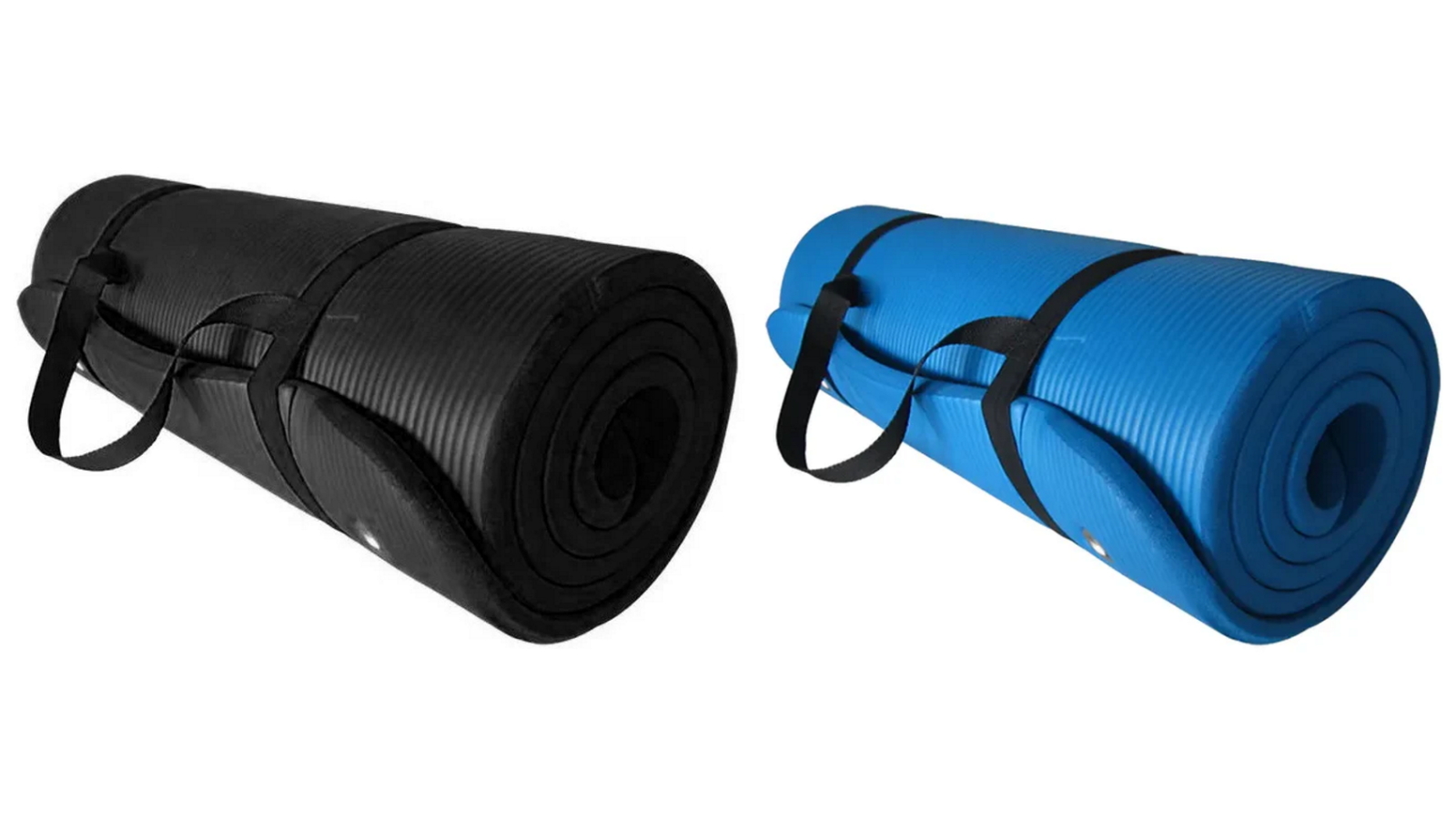 Fitness Hero 15mm Yoga and Pilates Mat + Shoulder Strap