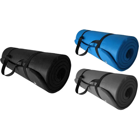 Fitness Hero 20mm Yoga and Pilates Mat + Shoulder Strap