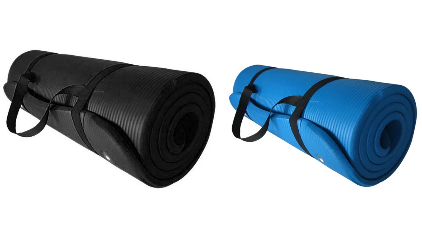 Fitness Hero 25mm Extra Thick Yoga and Pilates Mat + Shoulder Strap