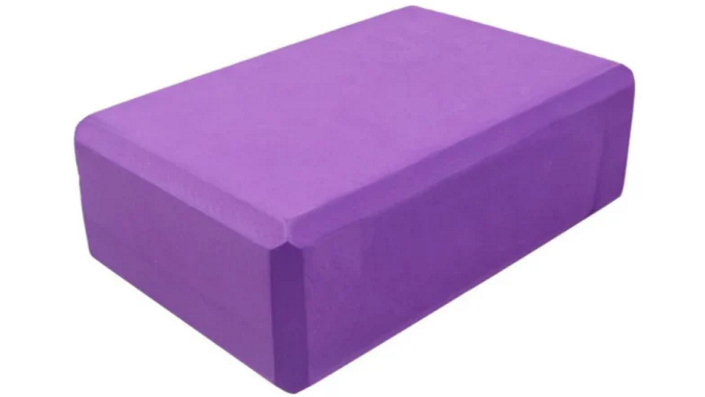 Fitness Hero High Density Foam Yoga Block - Purple