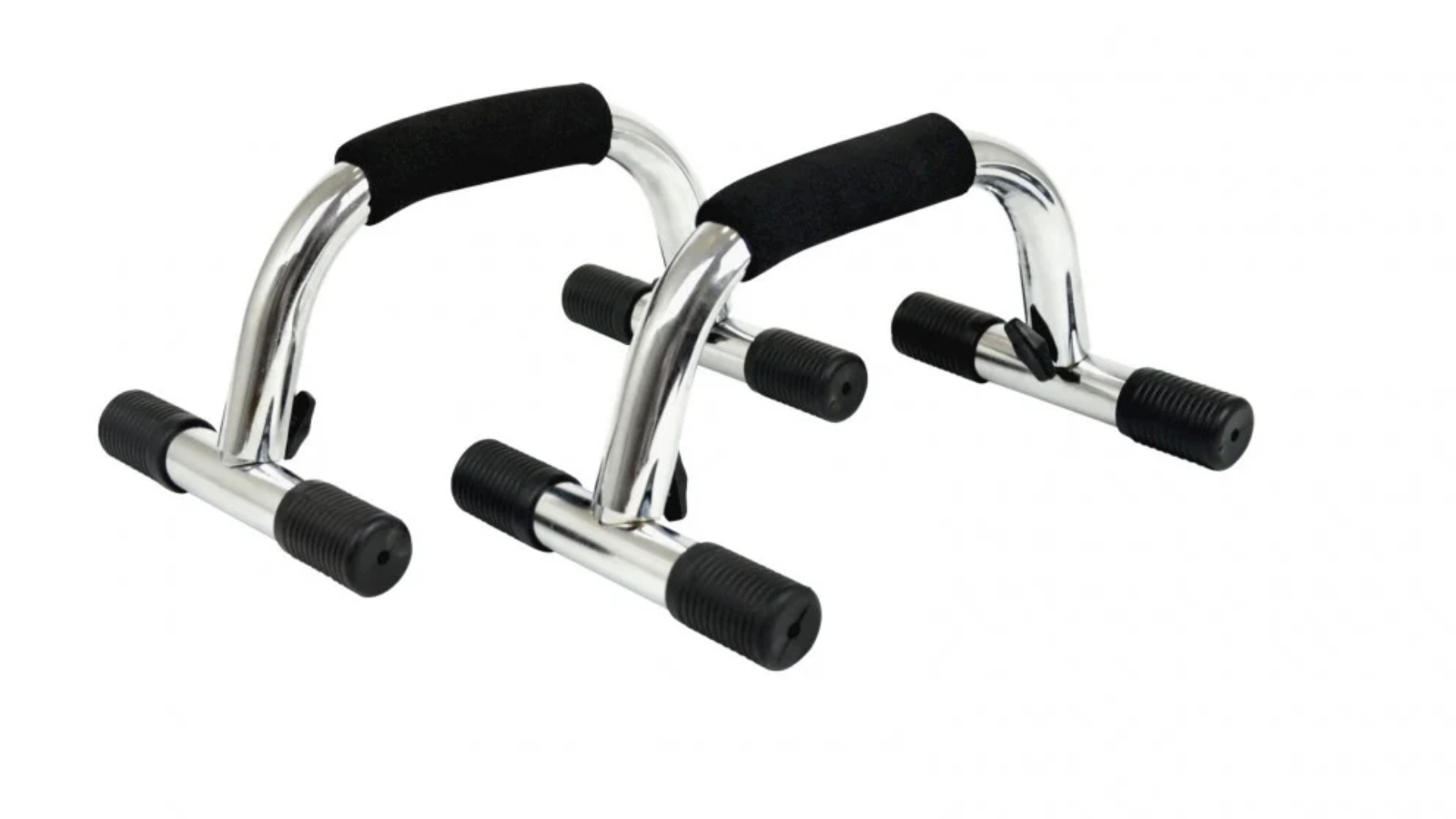Fitness Hero Pair Chrome Push-Up Chrome Handle