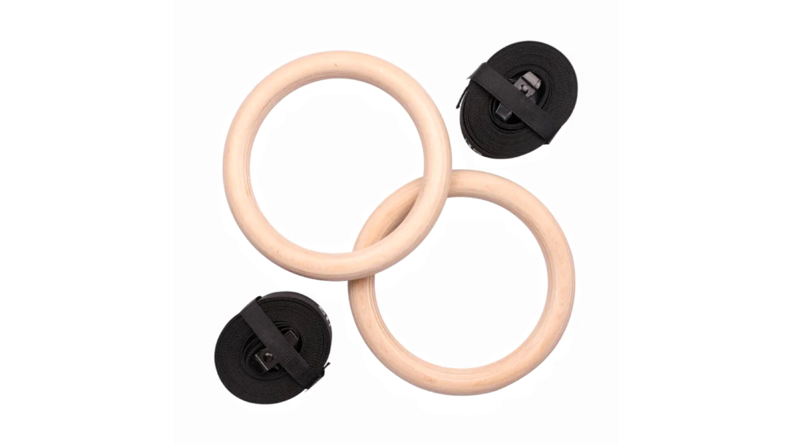 Fitness Hero Hardwood Gymnastic Rings
