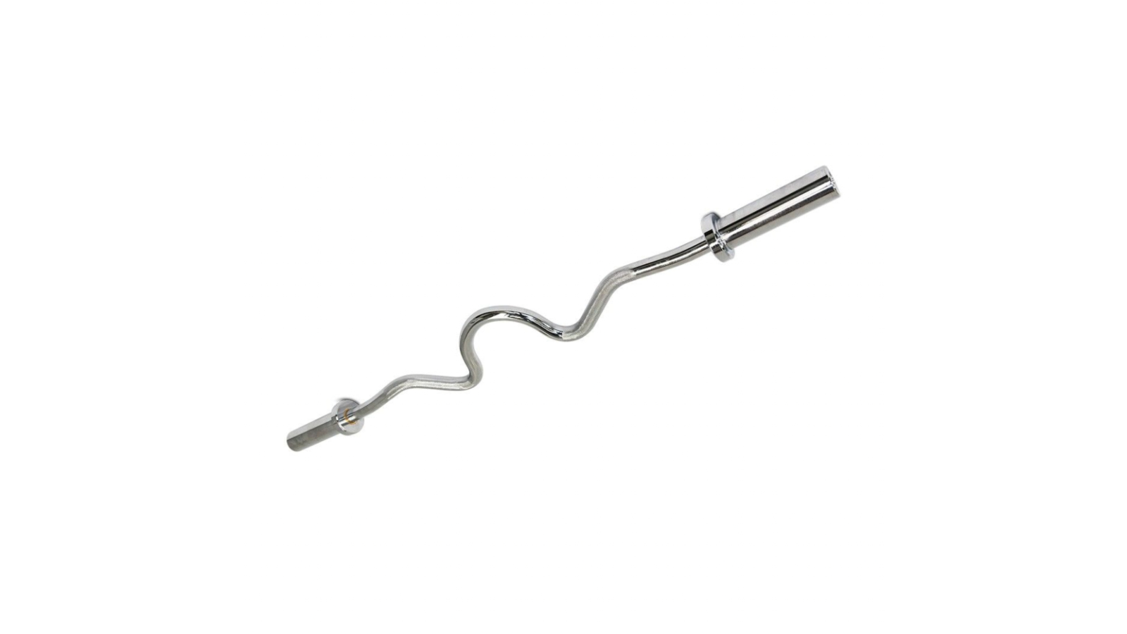 Fitness Hero 250kg Max Capacity Olympic Super Curl Bar - Harden Chrome