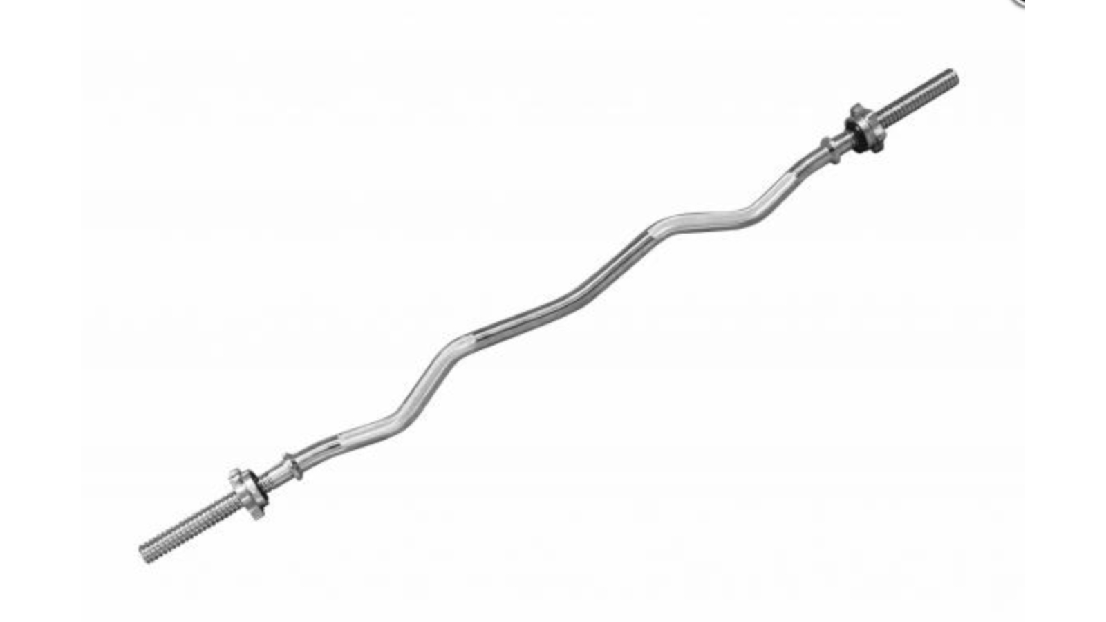 Fitness Hero 1.2metre Spinlock Standard EZ Curl Bar
