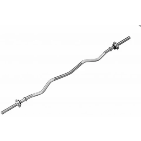 Fitness Hero 1.2metre Spinlock Standard EZ Curl Bar