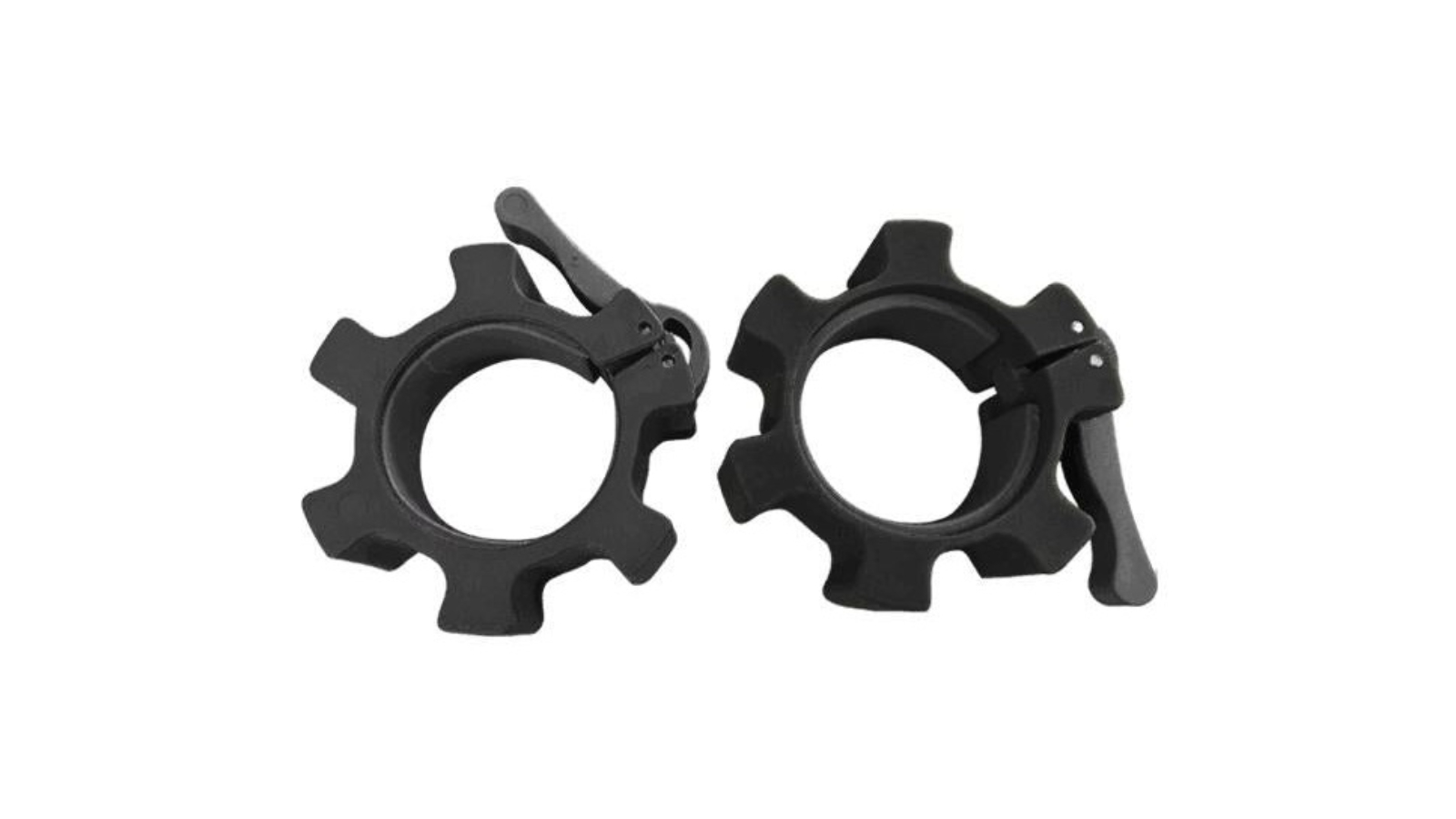 Fitness Hero 5cm Olympic ABS Snap Lock Collar - Black