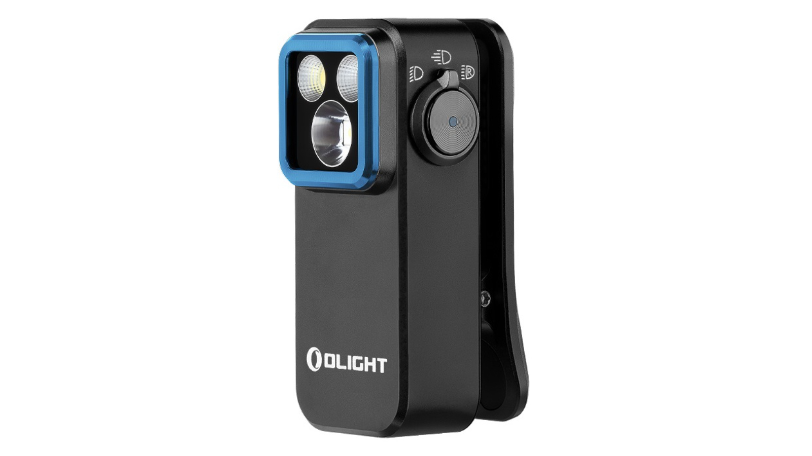 Olight Oclip Pro Compact LED Clip Light with Floodlight - Black