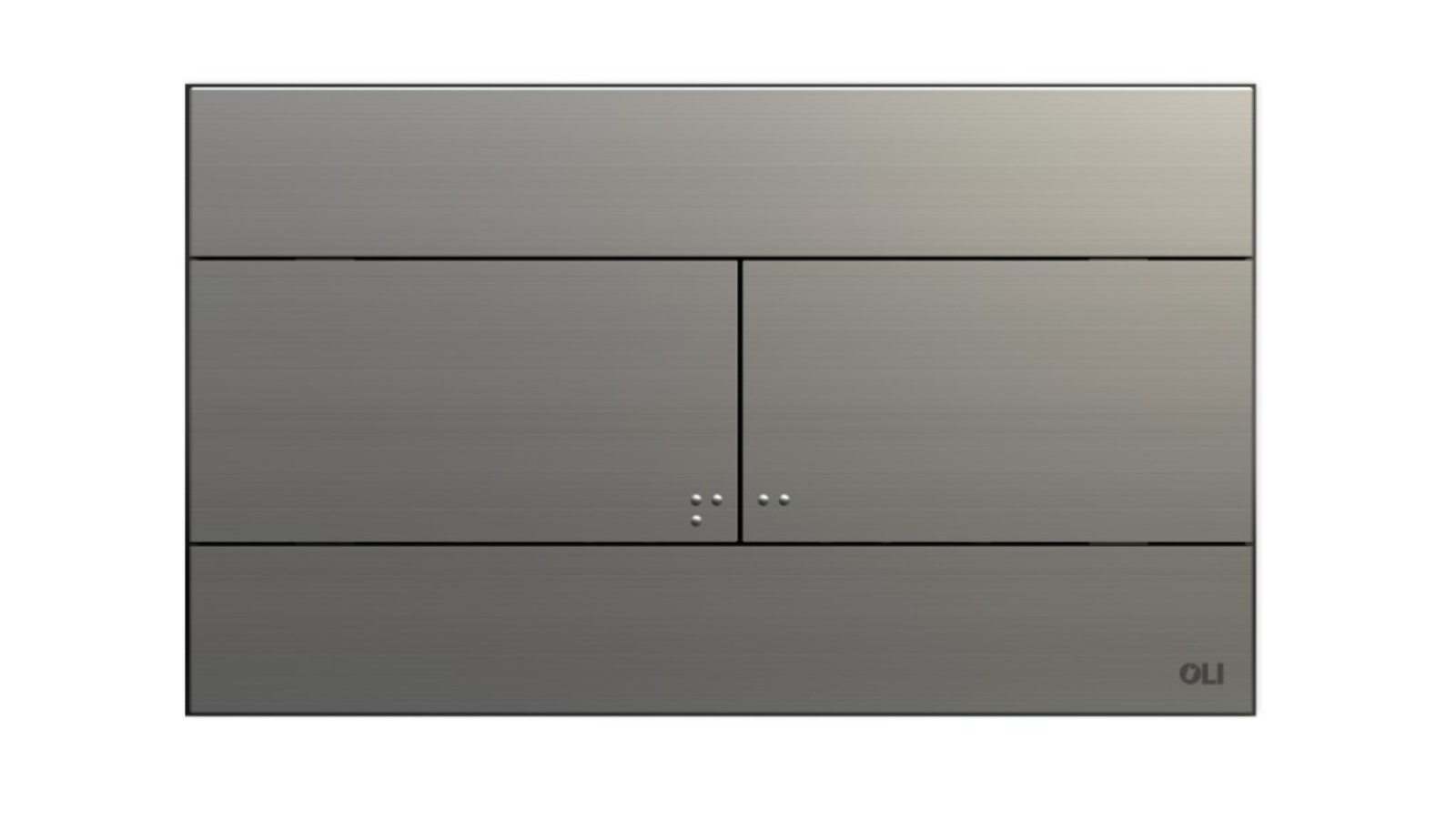Studio Bagno Slim Flush Button - Brushed Stainless Steel