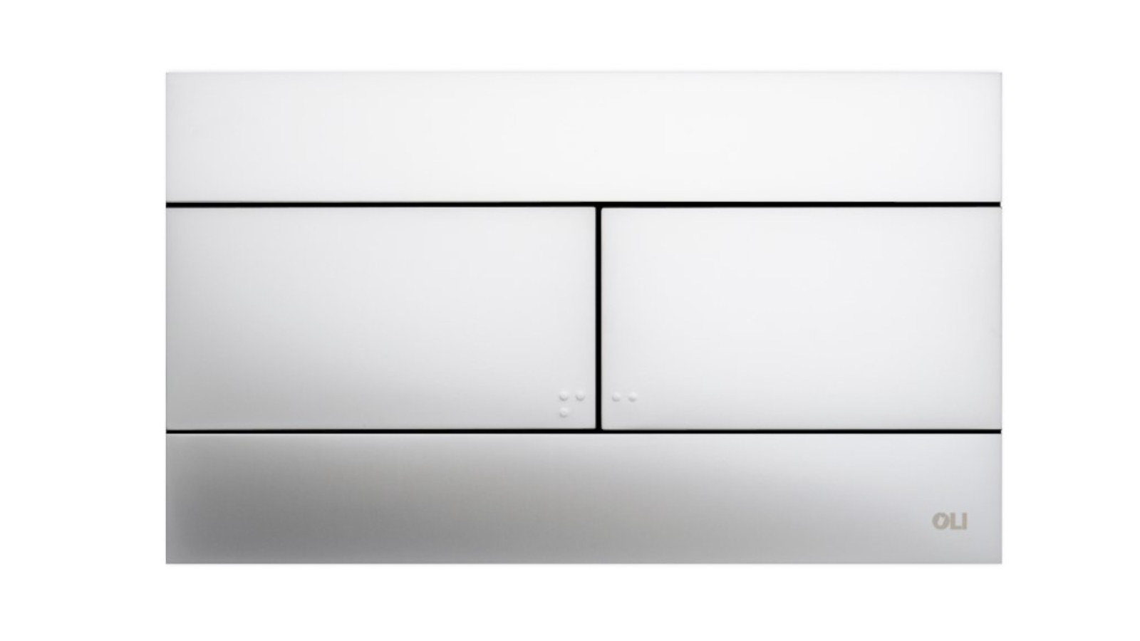 Studio Bagno Slim Flush Button - Satin Chrome