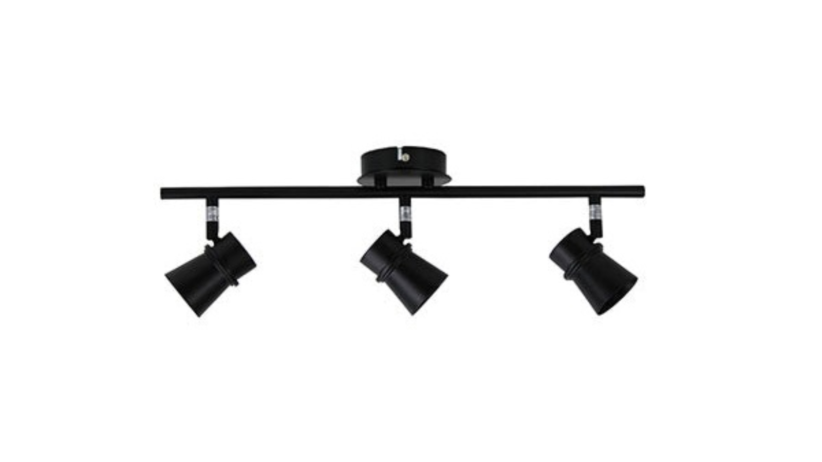 Oriel Lighting 3 Light Black LED Ready GU10 Adjustable Spotlight