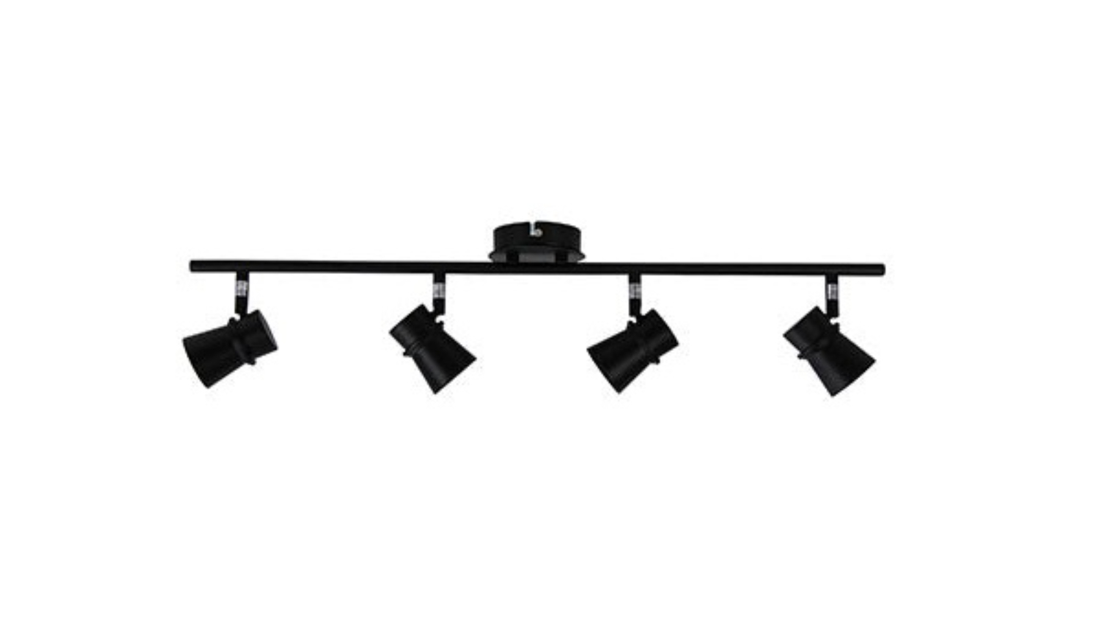 Oriel Lighting 4 Light Black LED Ready GU10 Adjustable Spotlight
