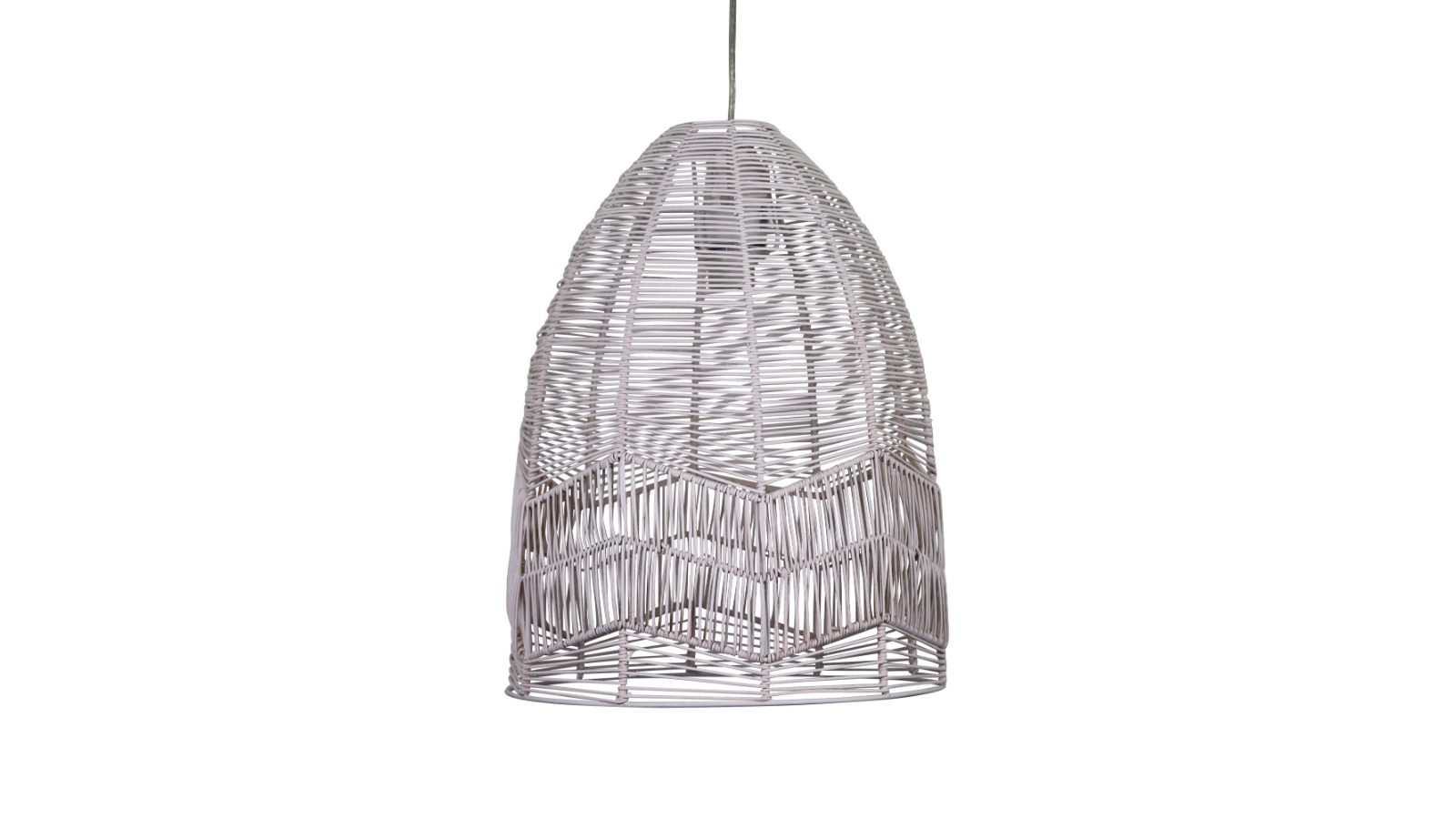 Oriel Lighting Serang 35 Cane Pendant Light - White