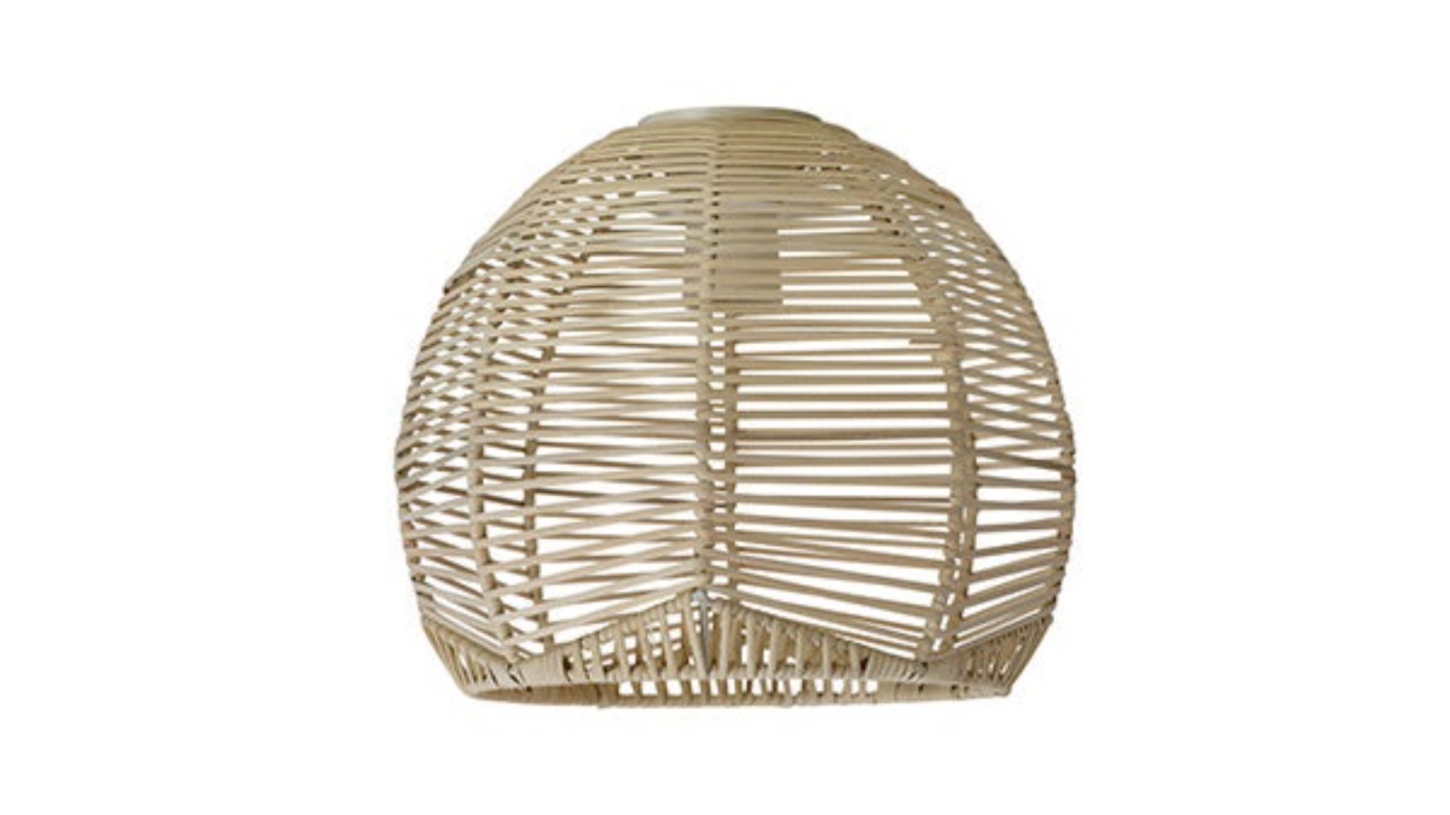 Oriel Lighting Open Weave Rattan Cane Shade Harvey Norman