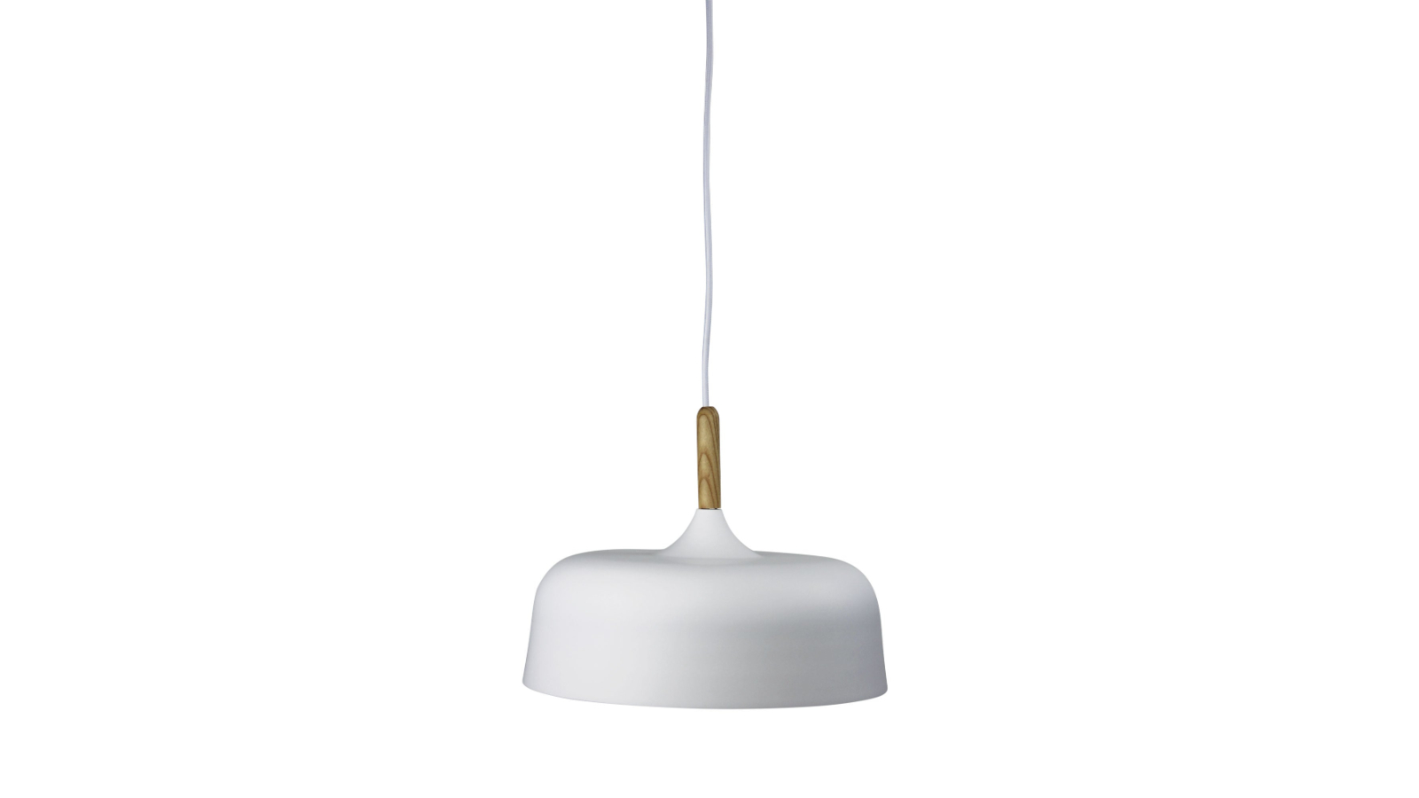 Oriel Lighting Malt.32 Urban Retro Industrial Style Pendant Light - White