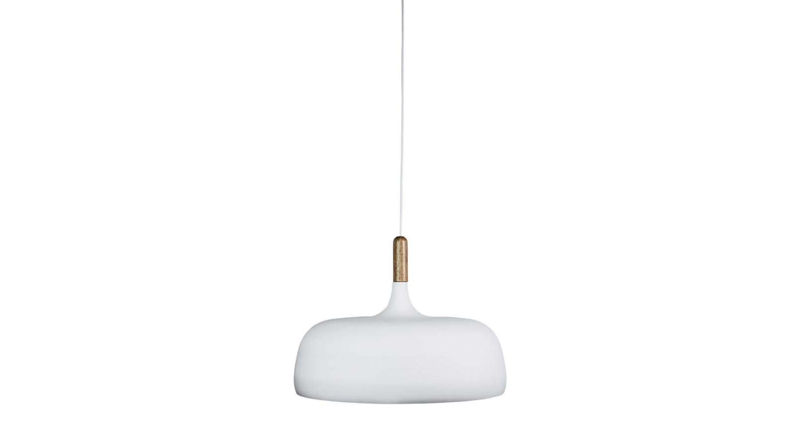 Oriel Lighting Malt.48 Urban Retro Industrial Style Pendant Light - White