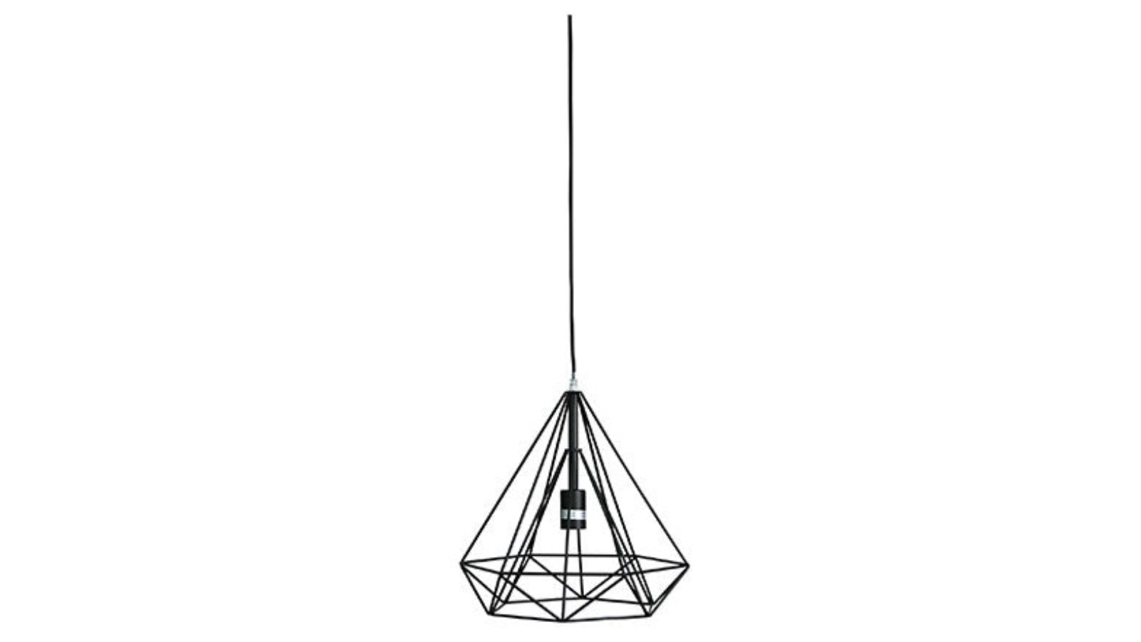 Oriel Lighting Geometric Urban Style Pendant - Black