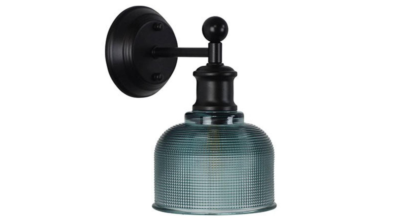 Oriel Brighton Industrial Wall Light - Black