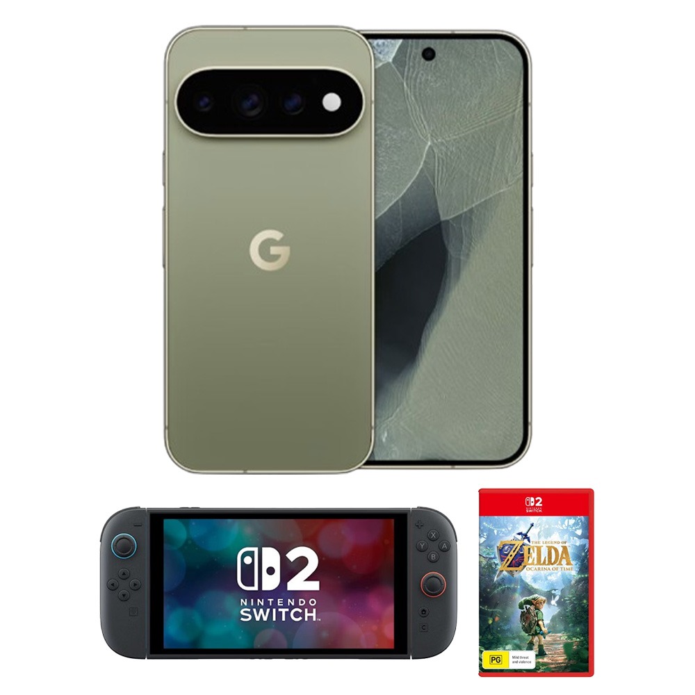 Google Pixel 11 Pro XL 256GB Olive + Nintendo Switch 2 + Legend Of Zelda Ocarina Of Time Bundle