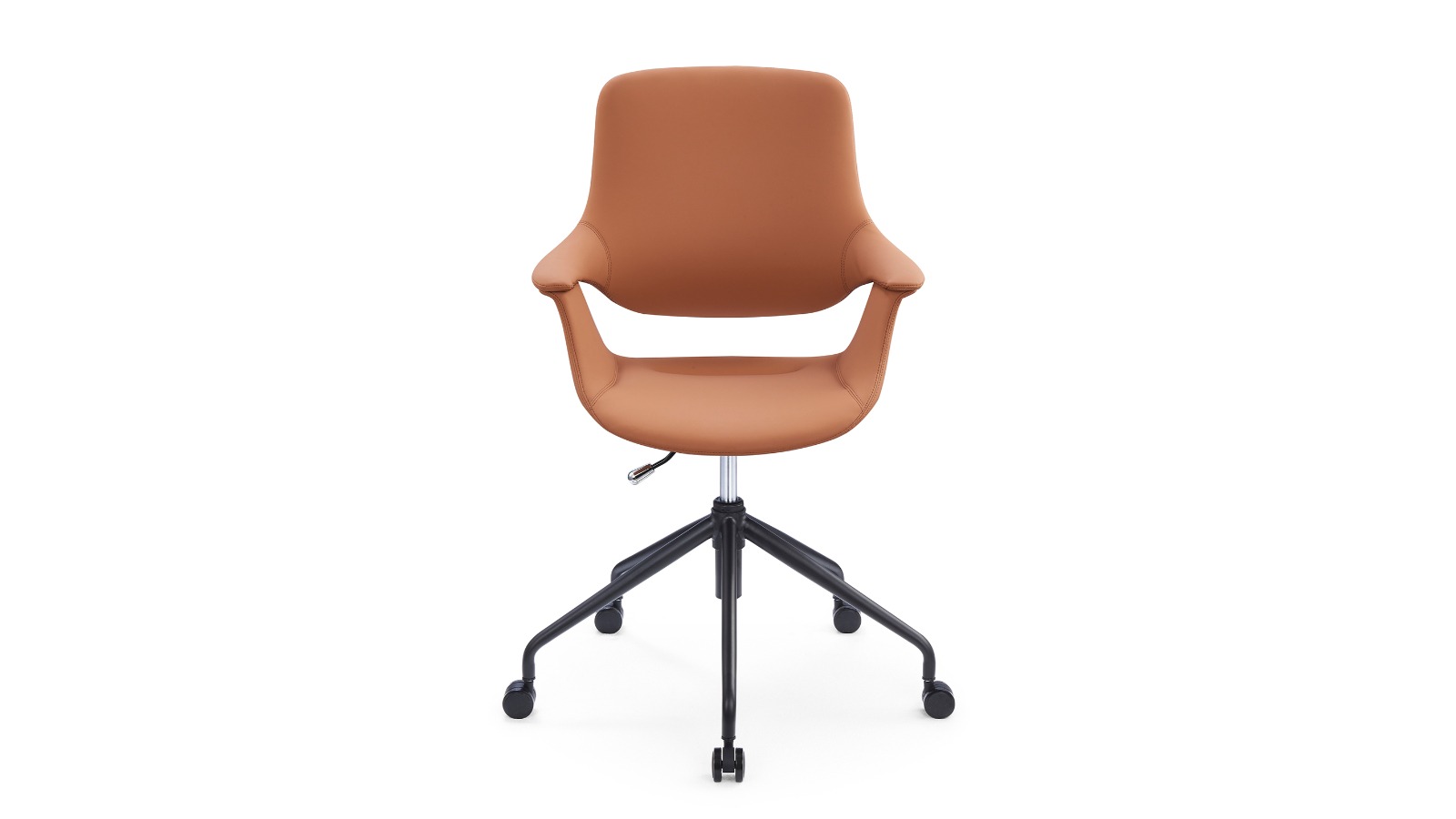 Sabia Adjustable High Back Chair - Tan/Black