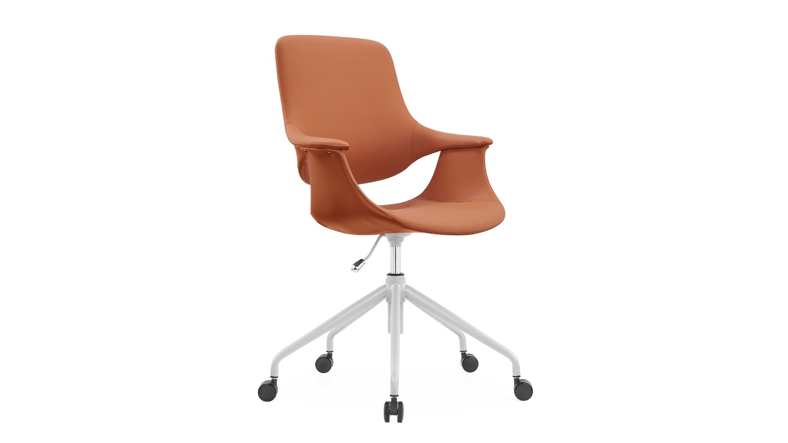 Sabia Adjustable High Back Chair - Tan/White