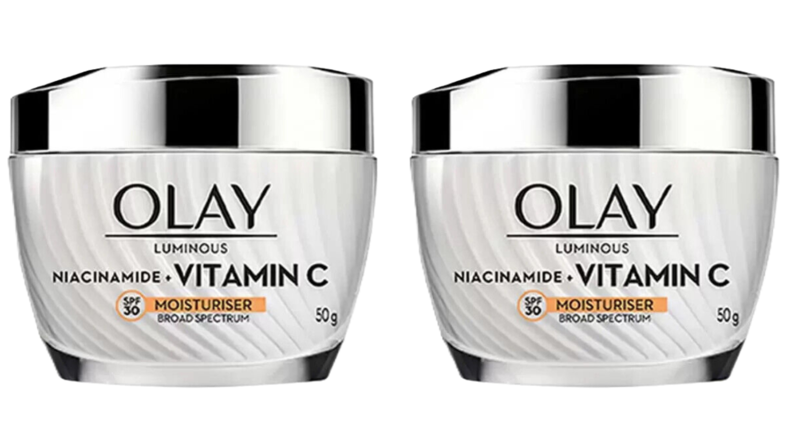 Olay 2 Piece 50g Luminous Niacinamide and Vitamin C SPF30 Face Moisturiser