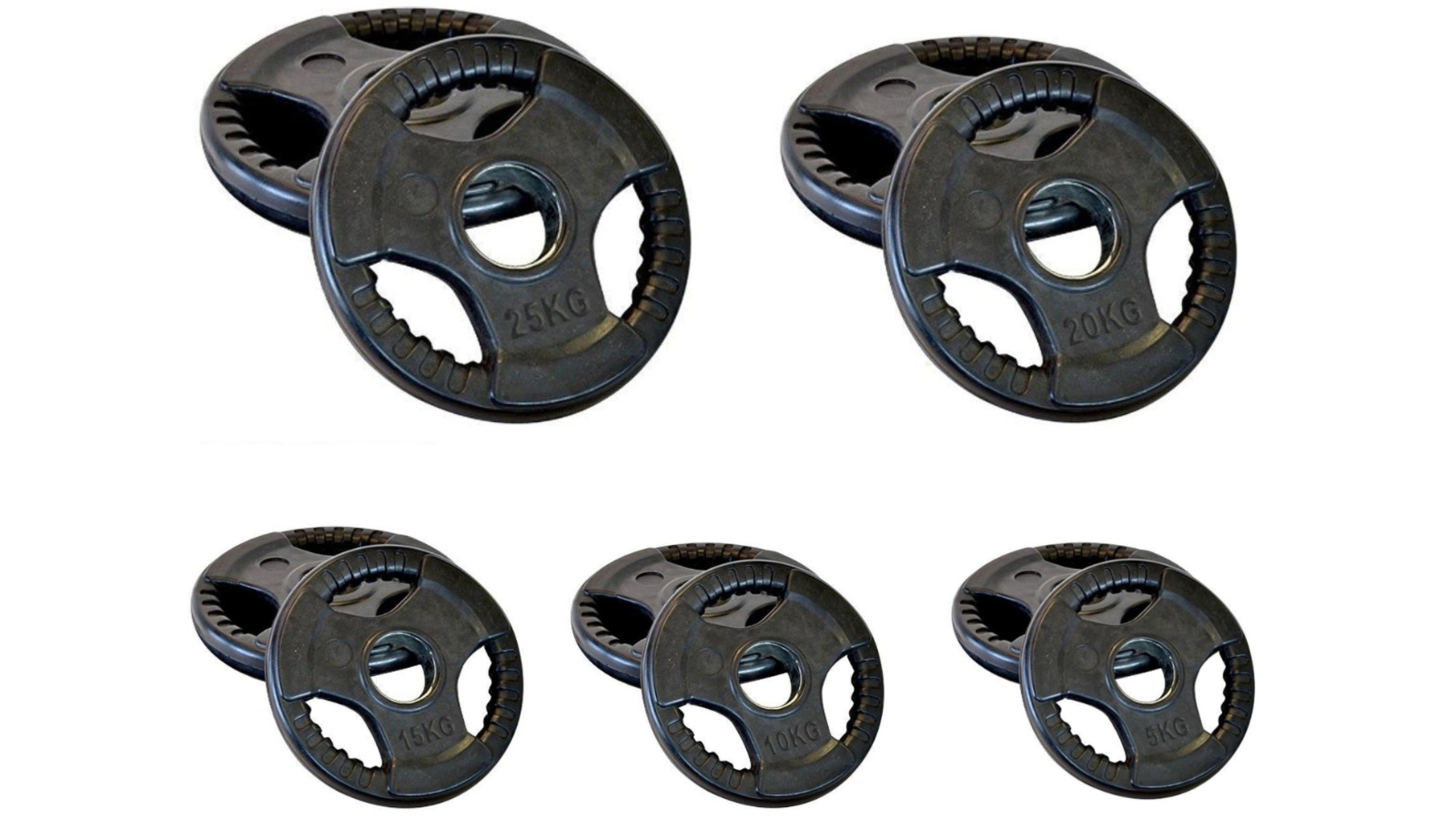 Sweat Central Olympic Pair Rubber Weights Plate