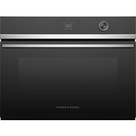 Fisher & Paykel 60cm Series 9 Contemporary Compact Combi-Microwave Oven - Stainless Steel