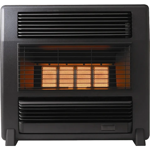 Omega Altise Lancer 15MJ Natural Gas Radiant Convection Heater - Black Marble