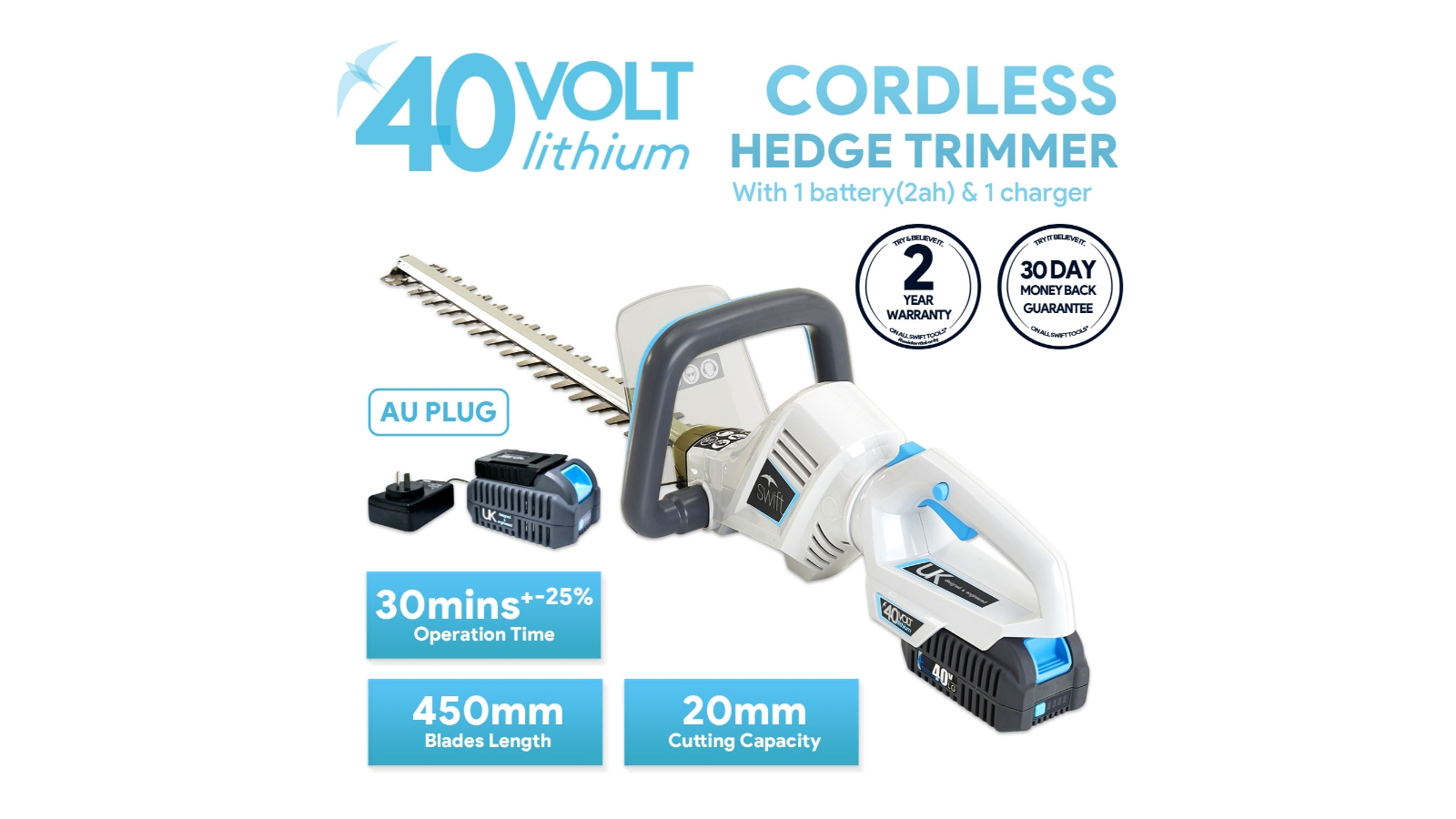 Swift cordless deals hedge trimmer