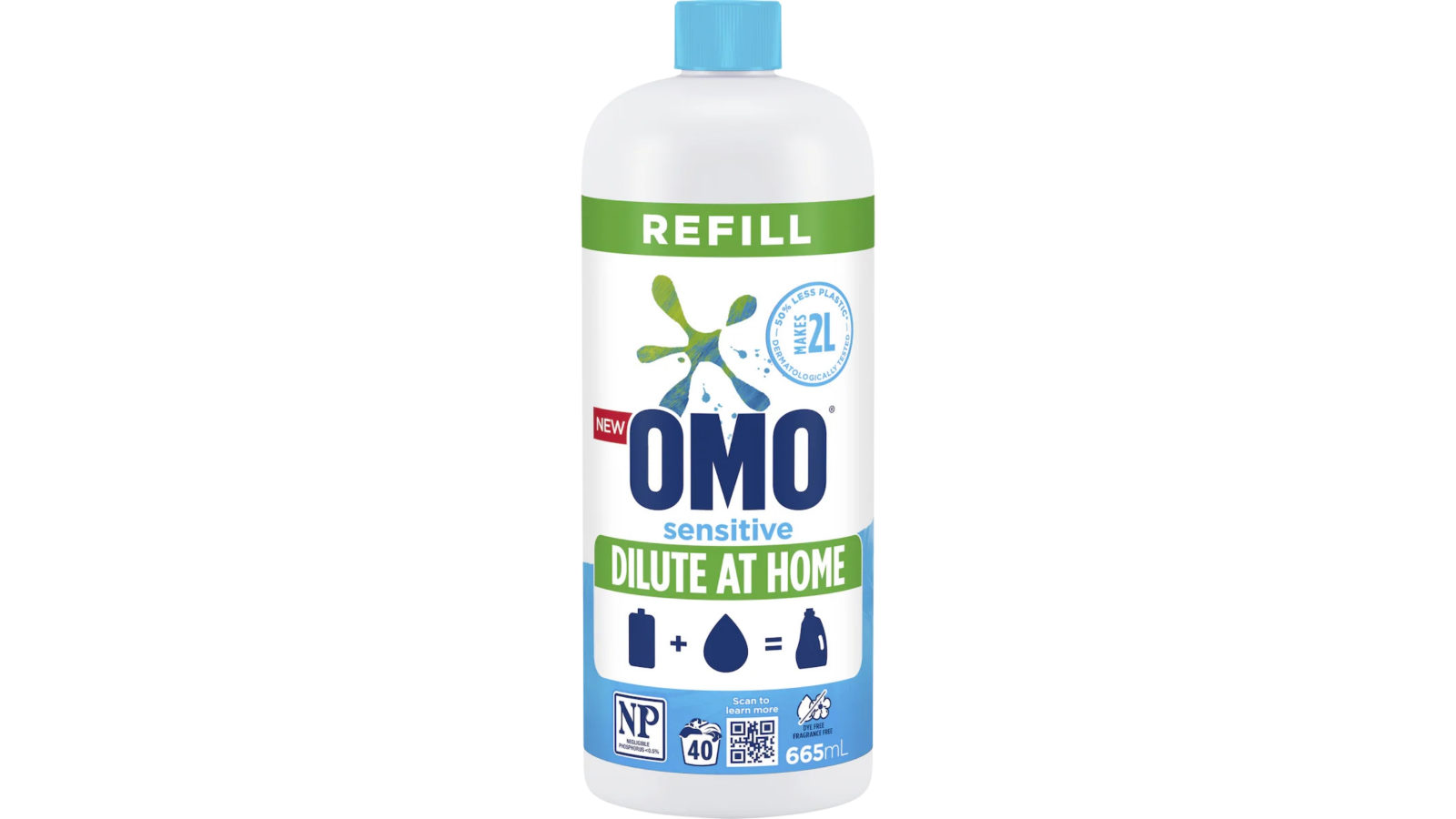OMO 665ml Sensitive Laundry Liquid